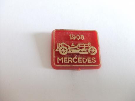 Mercedes 1908 oldtimer rood
